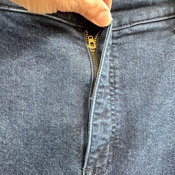 J CREW Woman cotton wide leg trouser wardrobe staple minimalist casual jean 32 - Picture 5 of 11